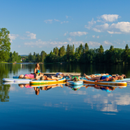 Yoga på Flosjön