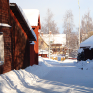 Vinter i Dalarnas Lustgård